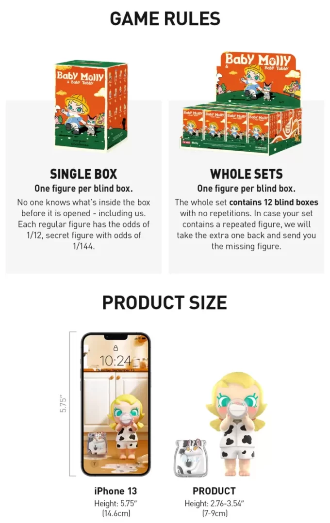 Baby Molly & Baby Tabby Series Figures Baby Molly & Baby Tabby Series Figures