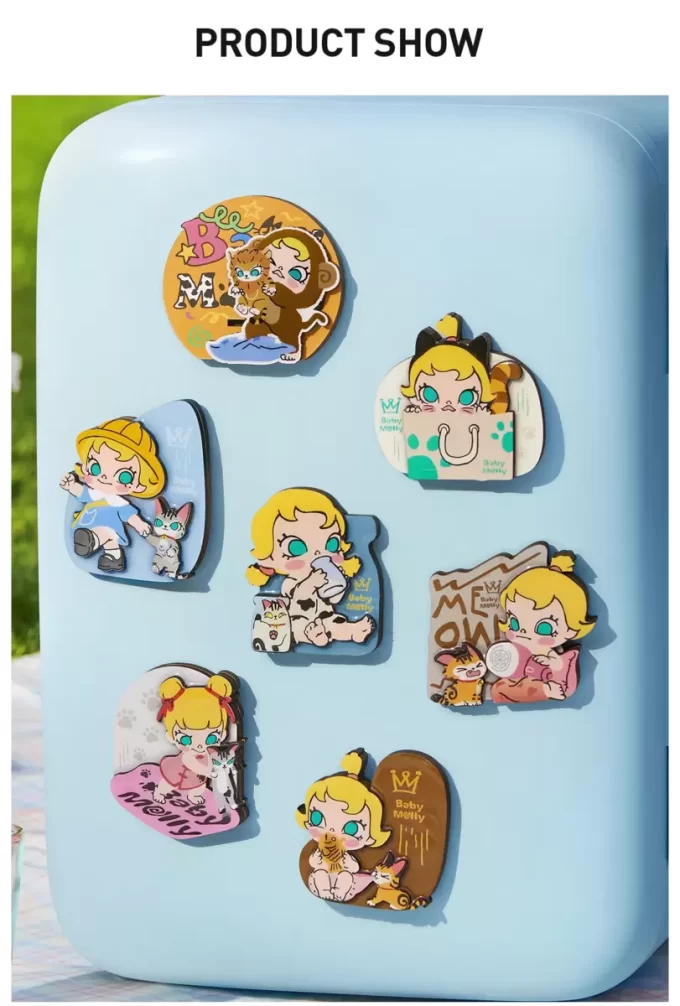 Baby Molly & Baby Tabby Series-Fridge Magnet Blind Box Baby Molly & Baby Tabby Series-Fridge Magnet Blind Box