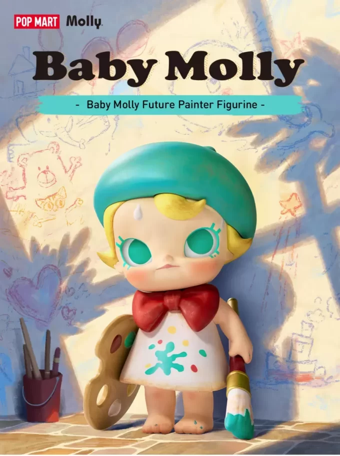 Baby Molly Future Painter Figurine