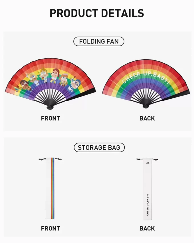 CRYBABY CHEER UP, BABY! SERIES-Folding Fan