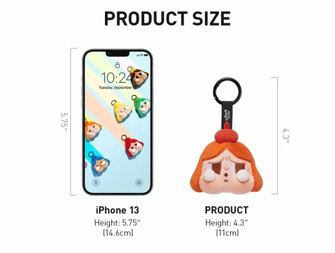 CRYBABY CHEER UP, BABY! SERIES-Plush Pendant Blind Box