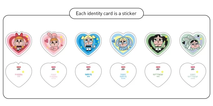 CRYBABY× Powerpuff Girls Series-Card Holder Blind Box