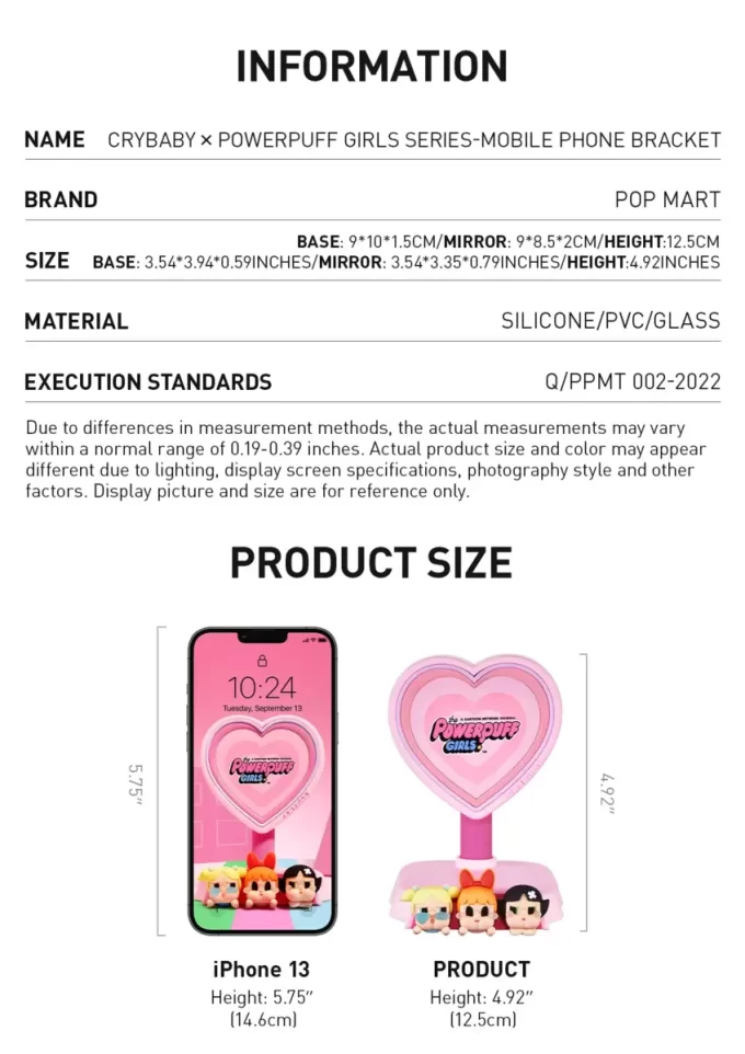 CRYBABY × Powerpuff Girls Series-Mobile Phone Bracket