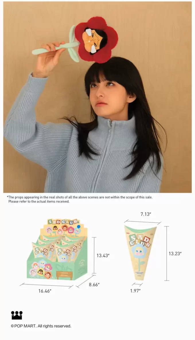 CRYBABY Sad Club Series – Plush Flower Blind Box