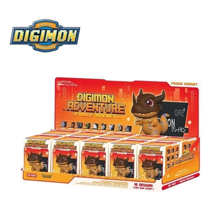 Digimon Fridge Magnet Sealed Case (10 Blind Boxes)