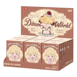 Dimoo Crush on Coffee Plush Keychain Sealed Case (6 Blind Boxes)