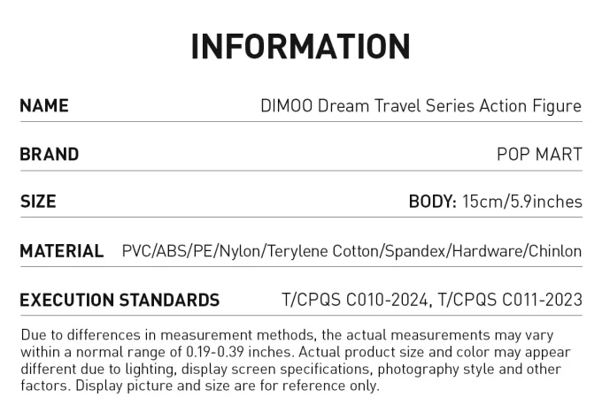 DIMOO Dream Travel Series Action Figure