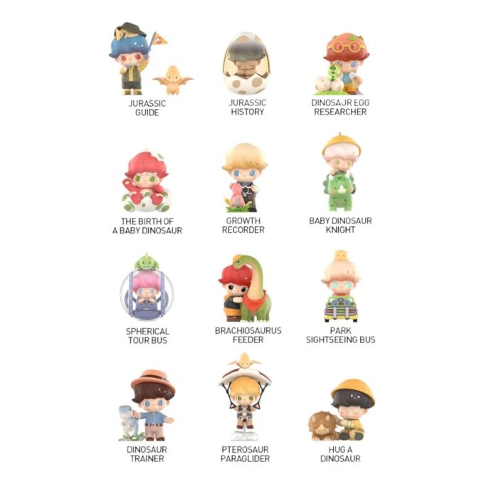 Dimoo Jurassic World Figures Sealed Case (2 Blind Boxes)