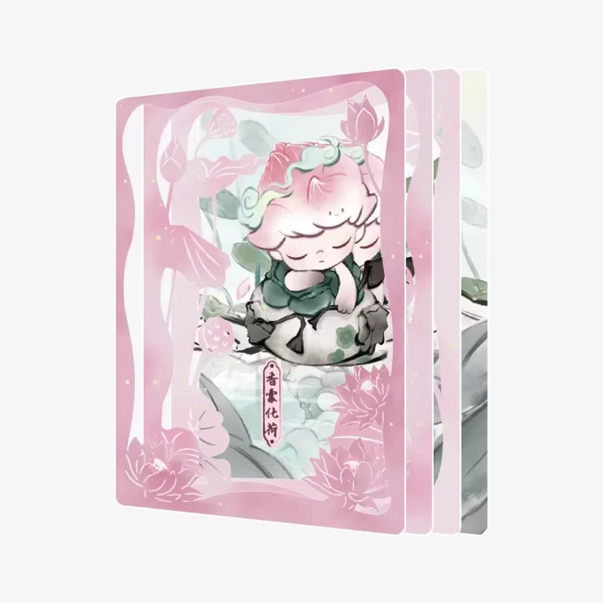 DIMOO Stories In The Cup Series Figures Art Collection Cards