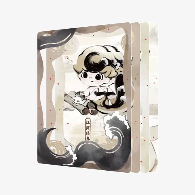 DIMOO Stories In The Cup Series Figures Art Collection Cards