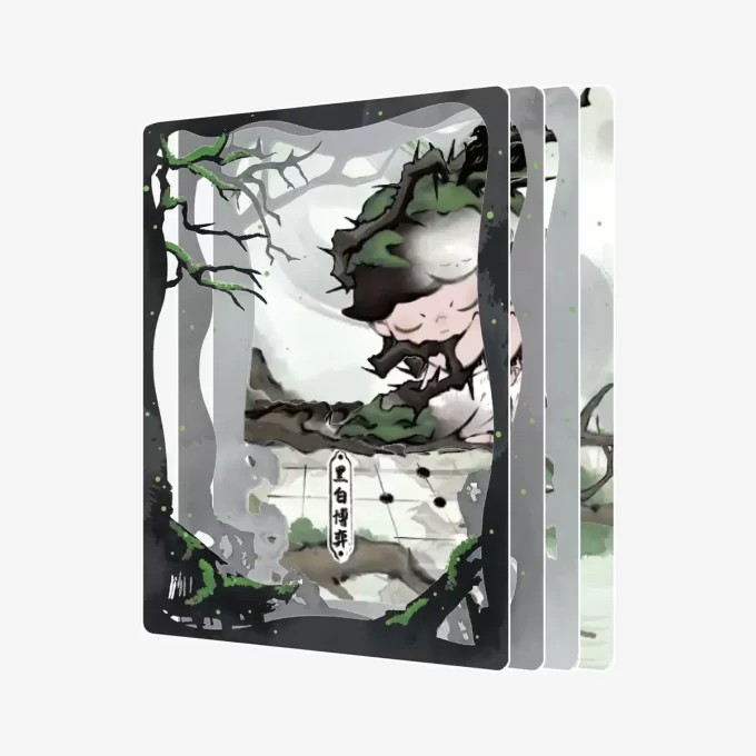 DIMOO Stories In The Cup Series Figures Art Collection Cards