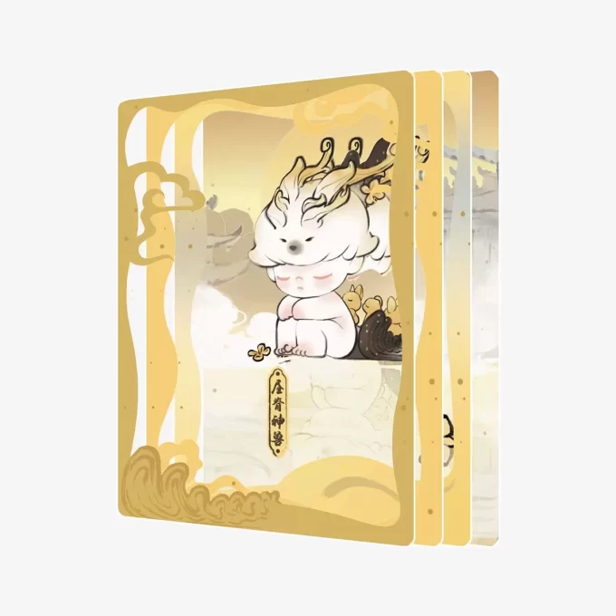 DIMOO Stories In The Cup Series Figures Art Collection Cards