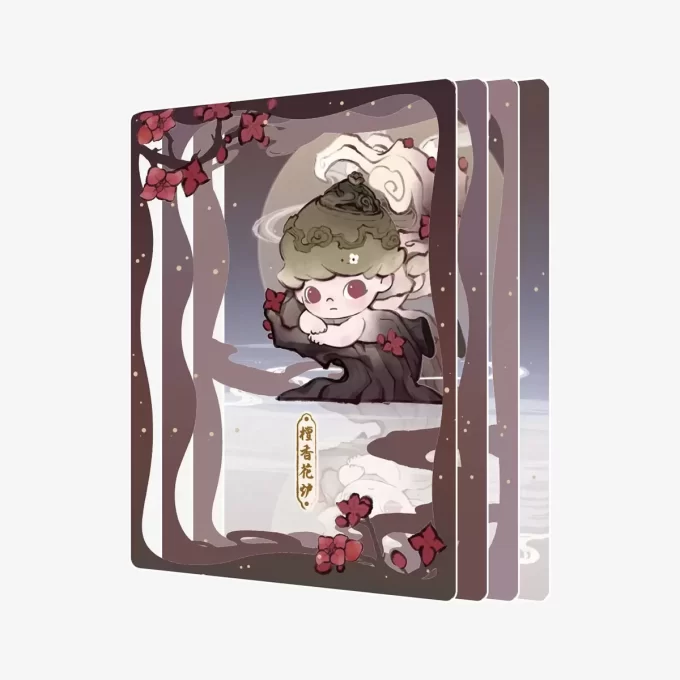 DIMOO Stories In The Cup Series Figures Art Collection Cards