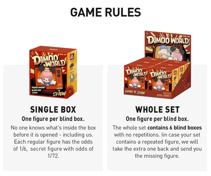 DIMOO WORLD × DISNEY Series-Fridge Magnet Blind Box