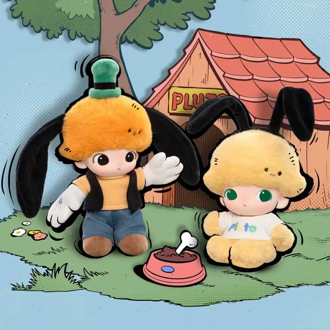 DIMOO WORLD × DISNEY Series-Vinyl Plush Keychain Blind Box