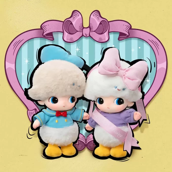 DIMOO WORLD × DISNEY Series-Vinyl Plush Keychain Blind Box