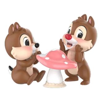 Disney Chip “N Dale Fun Loving Brother Series Figures “Mushroom Table”