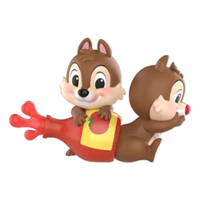Disney Chip “N Dale Fun Loving Brother Series Figures “Squeeze Ketchup”