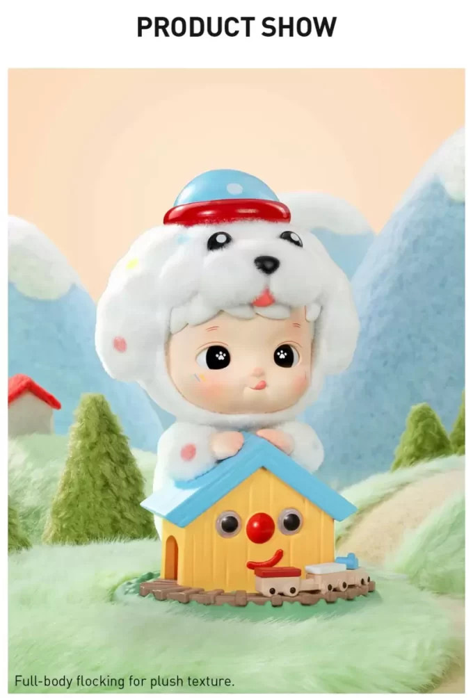 HACIPUPU Fluffy Puppy Figure