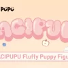 HACIPUPU Fluffy Puppy Figure