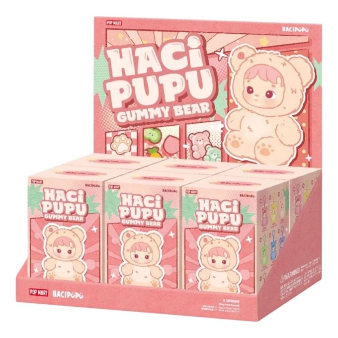 Hacipupu Gummy Bear Vinyl Plush Pendant Sealed Case (6 Blind Boxes)