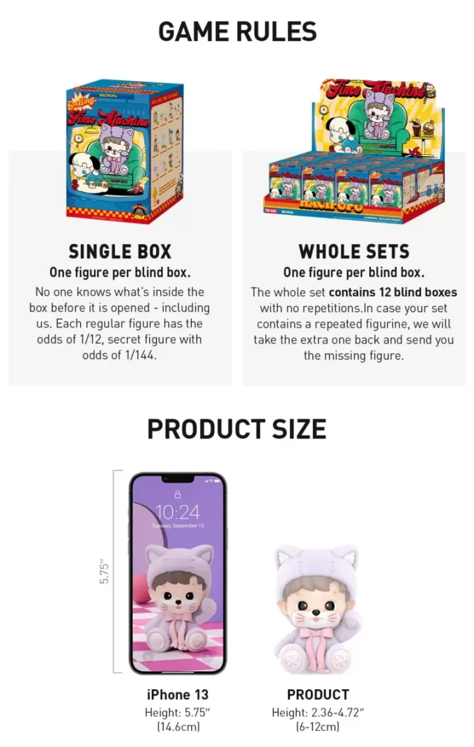 HACIPUPU Rolling Time Machine Series Figures