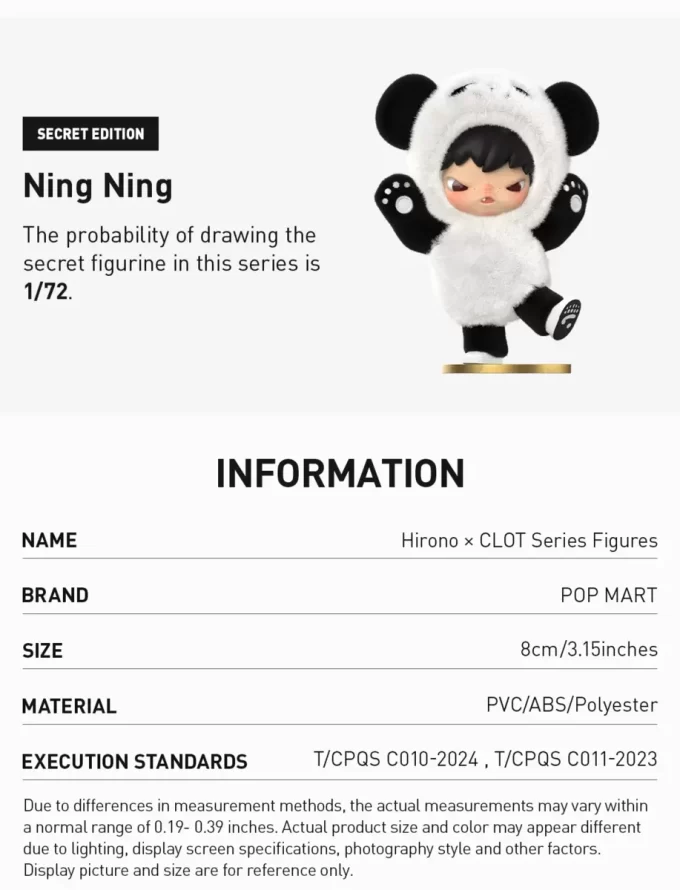 Hirono × CLOT Series Figures