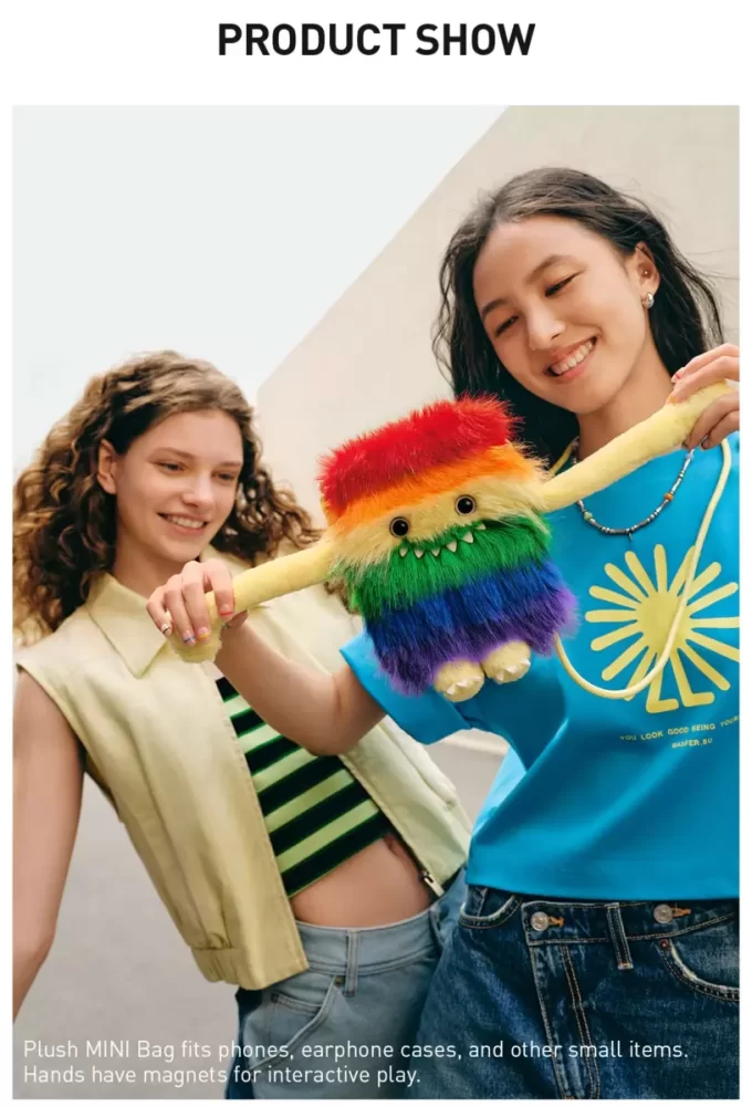 INSTINCTOY HUG YOU SERIES-Mini Plush Bag INSTINCTOY HUG YOU SERIES-Mini Plush Bag