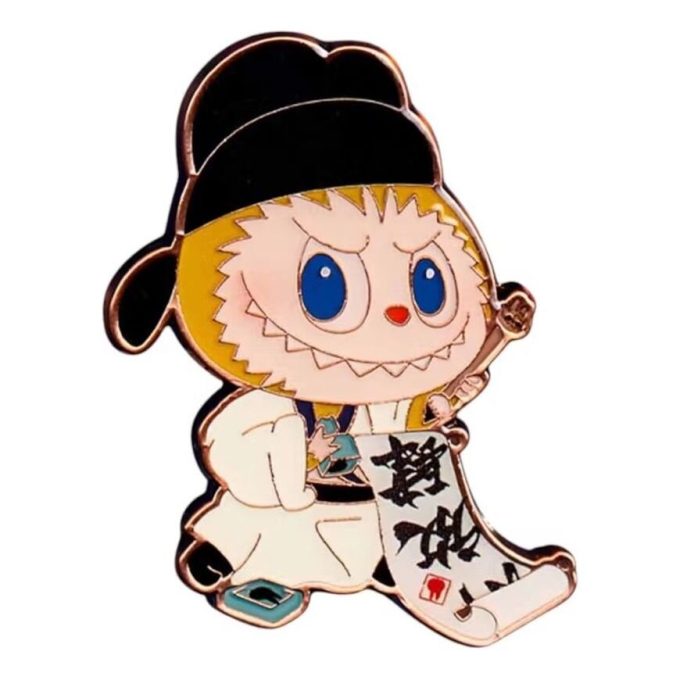 Labubu Let”s Have Fun Together Badge “Practicing Calligraphy”