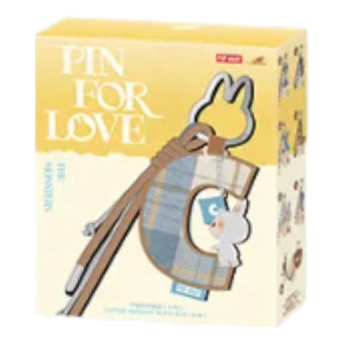 Labubu Pin for Love Letter Pendant Sealed Case (A-M) (1 Blind Box)