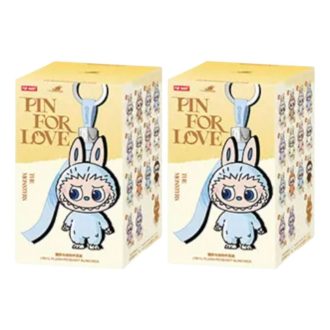 Labubu Pin for Love Plush Pendant Sealed Case (A-M) (2 Blind Boxes)