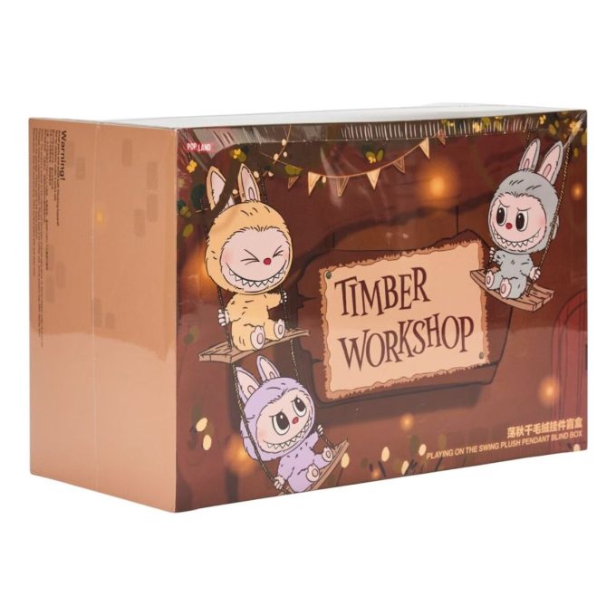 Labubu The Monsters Timber Workshop Playing on the Swing Pendant Pop Land Exclusive Sealed Case (6 Blind Boxes)