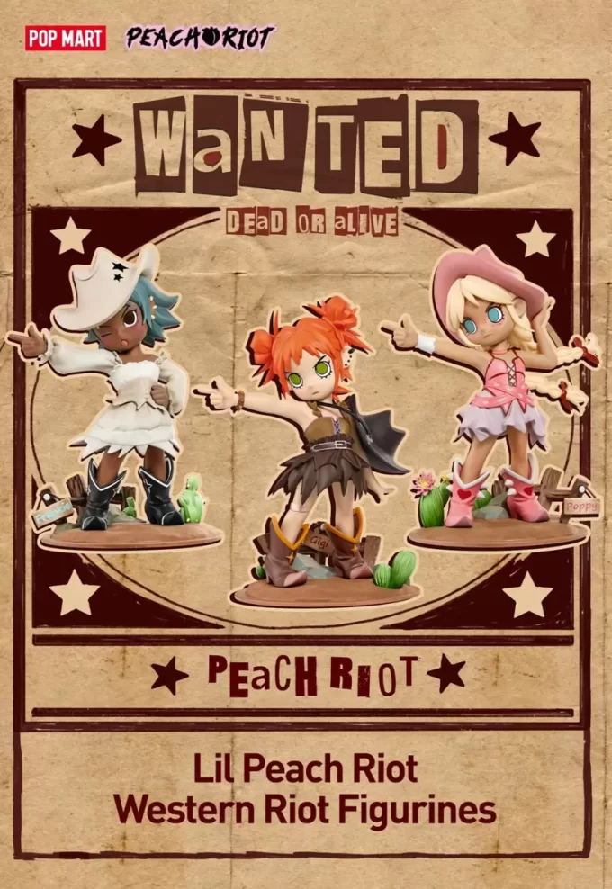 Lil Peach Riot Western Riot Figurines