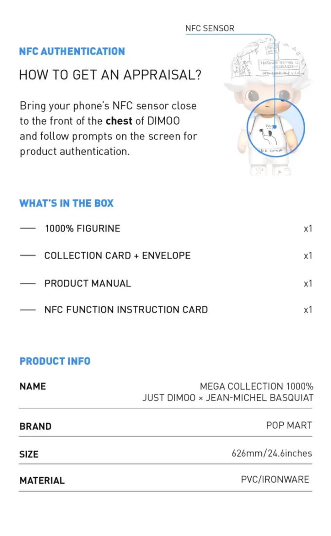 MEGA COLLECTION 1000% JUST DIMOO × Jean-Michel Basquiat