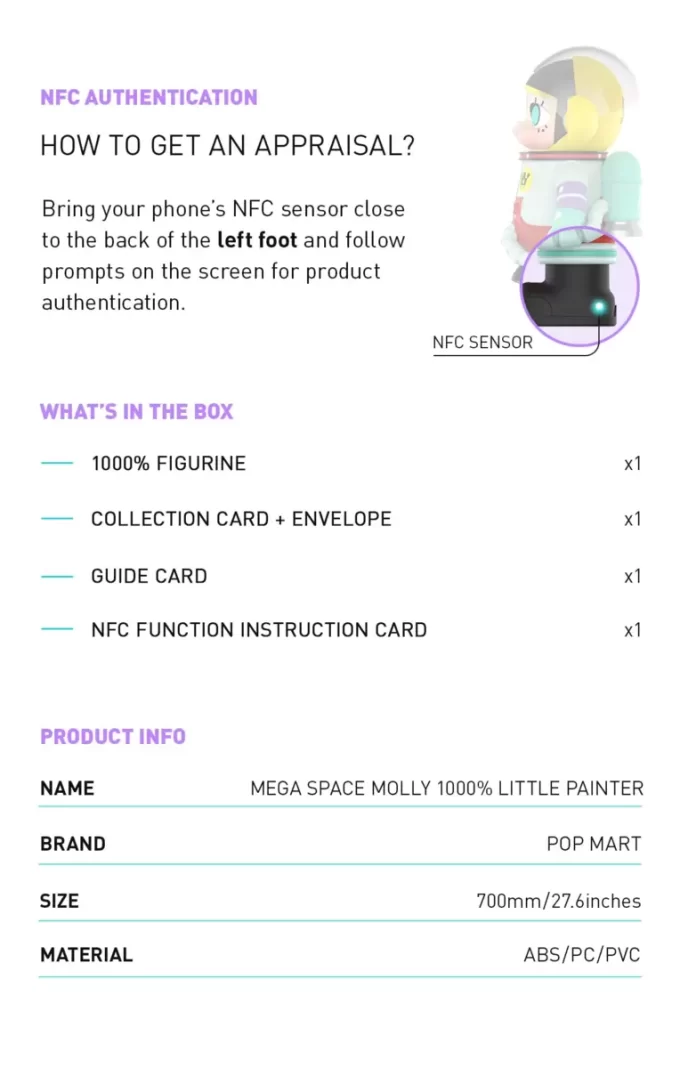 MEGA COLLECTION 1000% SPACE MOLLY Little Painter