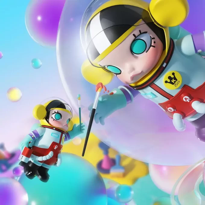 MEGA COLLECTION 1000% SPACE MOLLY Little Painter