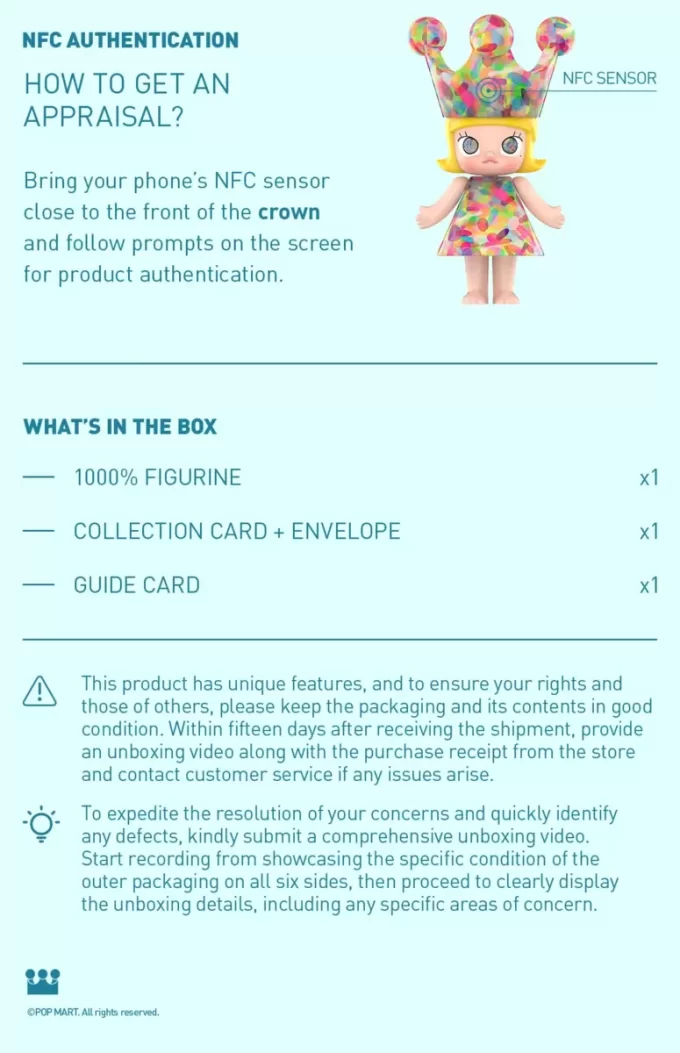 MEGA ROYAL MOLLY 1000% Huang Yuxing-Bubbles