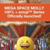 MEGA SPACE MOLLY 100% × Emoji™ Series