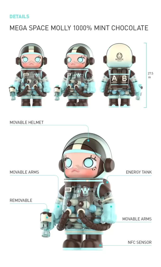 MEGA SPACE MOLLY 1000% Mint Chocolate MEGA SPACE MOLLY 1000% Mint Chocolate