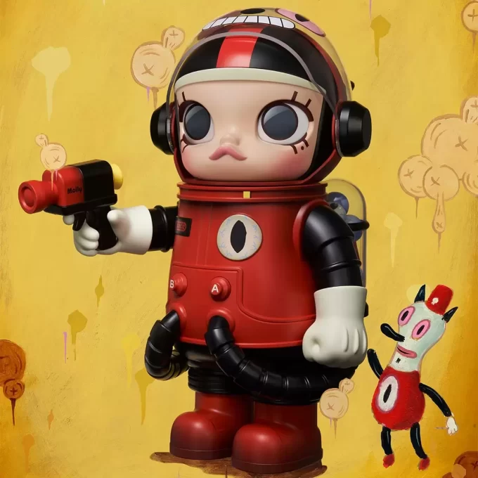 MEGA SPACE MOLLY 400% Gary Baseman