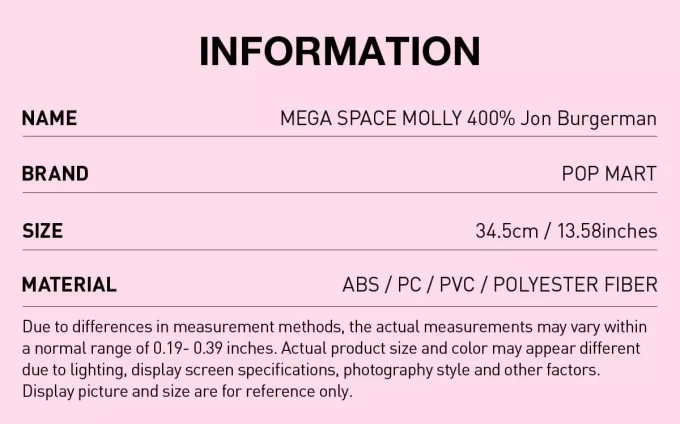MEGA SPACE MOLLY 400% Jon Burgerman MEGA SPACE MOLLY 400% Jon Burgerman
