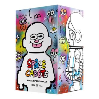 Mega Space Molly 400% Jon Burgerman Space Cadets Sealed Cases (1 Blind Box)