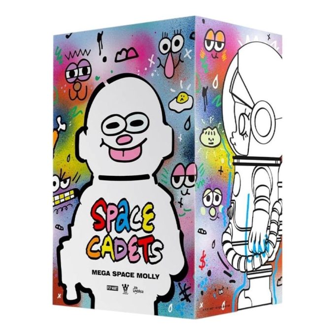 Mega Space Molly 400% Jon Burgerman Space Cadets Sealed Cases (1 Blind Box)