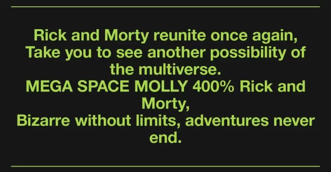 MEGA SPACE MOLLY 400% Rick And Morty MEGA SPACE MOLLY 400% Rick And Morty