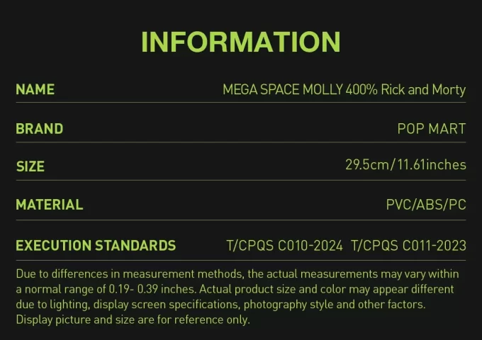 MEGA SPACE MOLLY 400% Rick And Morty MEGA SPACE MOLLY 400% Rick And Morty