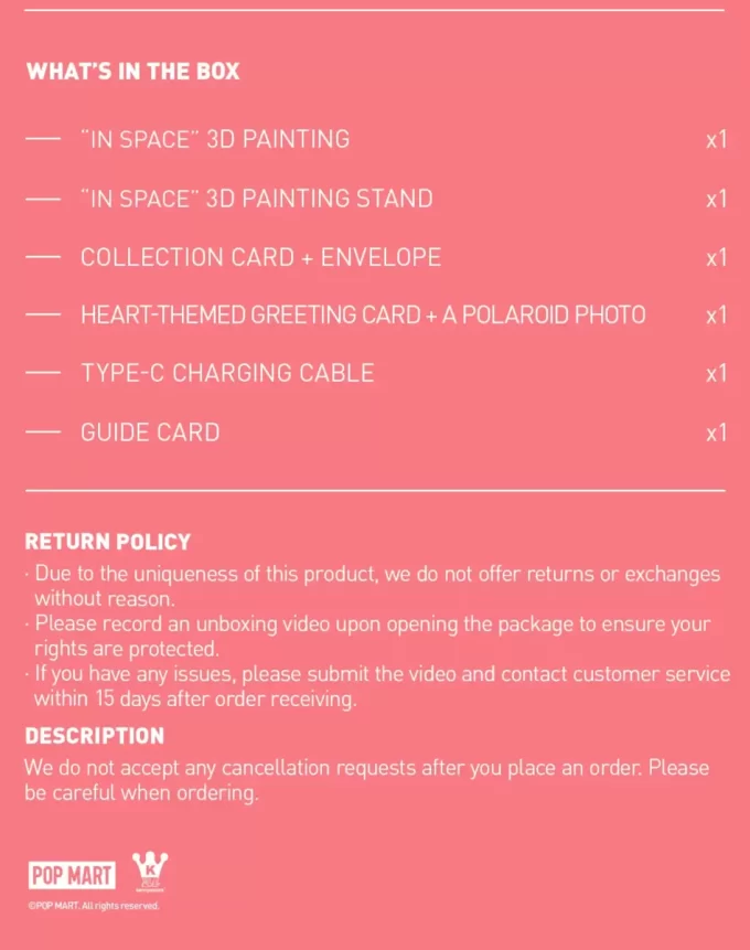 MEGA SPACE MOLLY SMITTEN LOVE《IN SPACE》3D Painting