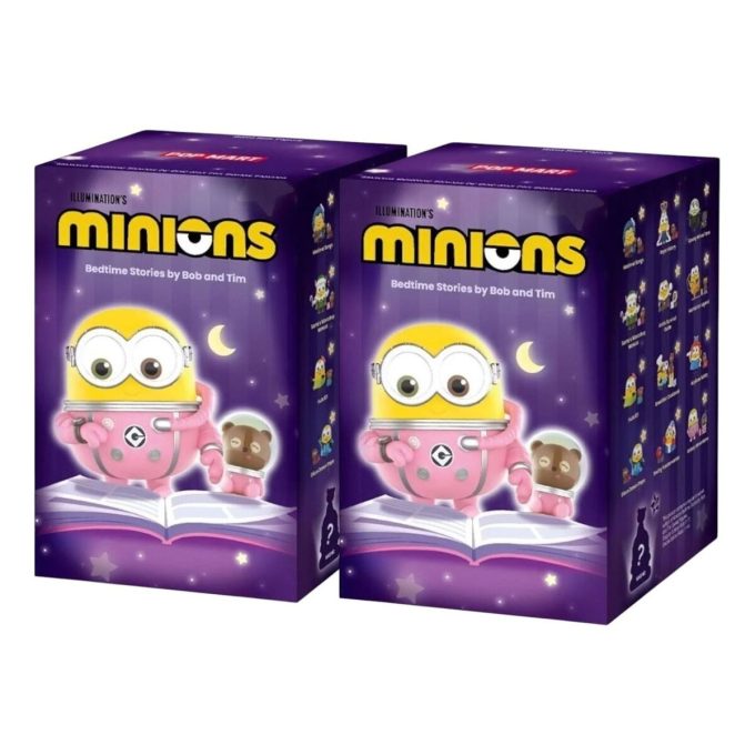 Minions Bedtime Stories by Bob and Tim Figures Sealed Case (2 Blind Boxes)