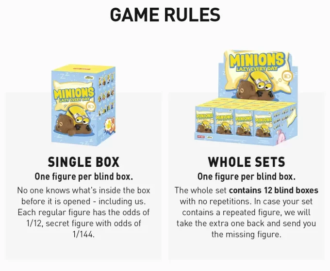 Minions Lazy Every Day Series Figures