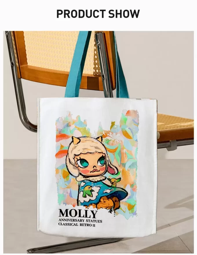 MOLLY Anniversary Statues Classical Retro 2 Series-Canvas Bag
