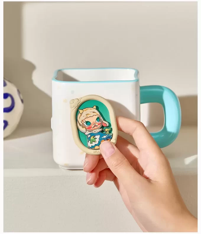 MOLLY Anniversary Statues Classical Retro 2 Series-Picture Frame Cup